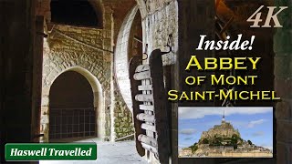 Stunning Masterpiece! Gothic Abbey of Mont SaintMichel  Normandy, France 4K