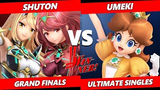 WINNER! #5 GRAND FINALS - Umeki (Daisy) Vs. Shuton (Pyra Mythra) SSBU Ultimate Tournament