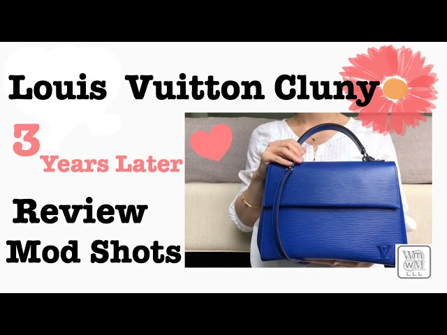 UNBOXING LV CLUNY MINI EPI LEATHER BAG 