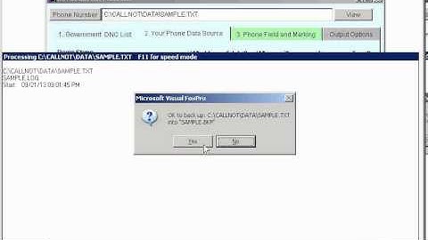 Do Not Call Software Tutorial