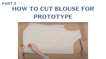 Cut Muslin Prototype for Blouse Pattern