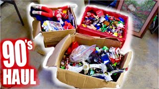 MASSIVE HAUL OF 90's ACTION FIGURES FOUND AT THE FLEA MARKET! Toy Hunt