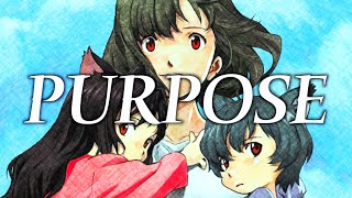 Purpose, Beauty, Pain, and Wolf Children