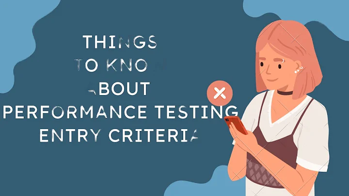 Performance testing Entry criteria #performancetesting #neoload #jmeter #loadrunner