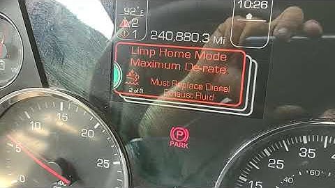 Kenworth t680 maximum De-rate limp home mode