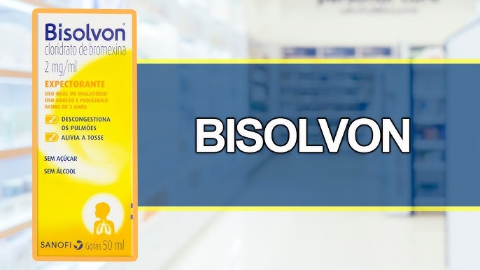 BISOLVAN BROMEXINA EXPECTORANTE TOSSE - Drogaria do Farmacêutico