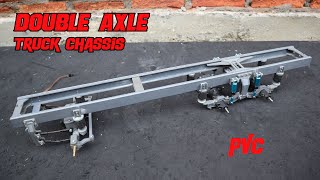 Hand Made RC Hino Truck chassis from PVC | RC Hino 500 from PVC.#part 1