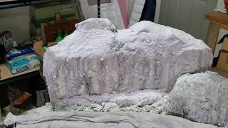 Bill's HO Model Train Build Making Snow