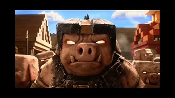 Piglins Attack Midport Village | A Minecraft Movie (2025)