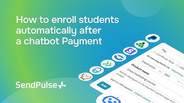 How to enroll students automatically after a chatbot Payment