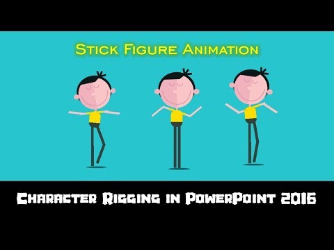 Character Rigging | Dancing Stick Figure Animation in PowerPoint Tutorial