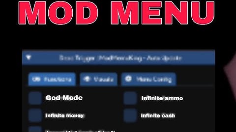 Dead Triggers - Mod Menu By ModmemuKing(Me)