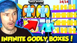 I Bought The ROBUX DRONES And Got INFINITE GODLY BOXES In Delivery Simulator!! (Roblox)