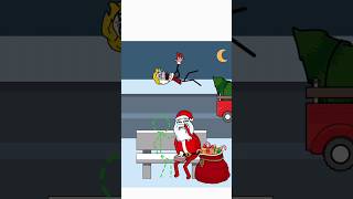 Stickman troll Santa Claus funny game ever played 1748 #funny #game #shorts #youtubeshorts #troll screenshot 5