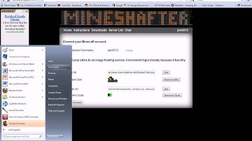 How to get skins and capes on mineshafter HD 720p