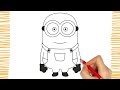 How to draw a minion i the rise of gru