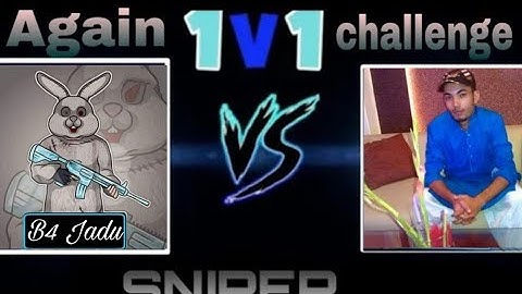 [Conqueror player challenge 1v1 M24] B4 jadu and S¬P ¬nizii]