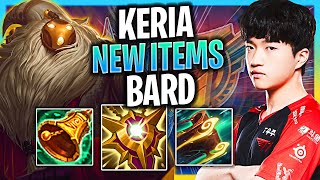 KERIA IS A BEAST WITH BARD WITH NEW ITEMS! | T1 Keria Plays Bard Support vs Zyra!  Season 2024