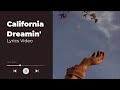 The Mammas &amp; The Papas - California Dreamin&#39; (Lyrics Video) Cover by Lexi Mae