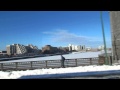 Boston - Cambridge: Crossing the Charles River on The Red Line Winter 2015