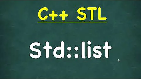 List | C++ STL (Standard Template Library) | std::list