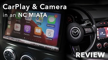 CarPlay and Backup Camera in an NC Miata! | Sony XAV-AX5000