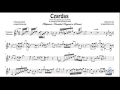Czardas Partitura de Trompeta adaptación fácil tonalidad original