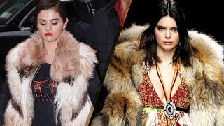 Selena Gomez & Kendall Jenner SLAMMED by Their Own Fans for Wearing Fur
