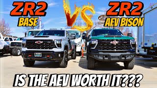 2024 Chevy Silverado ZR2 VS ZR2 AEV Bison: Who Would Pay $10K More This?