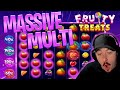 I played the new fruity treats and the multis went crazy  pragmatic