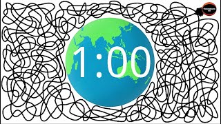 One Minutes Countdown EARTH BOMB Timer