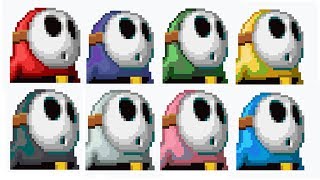 Mario Kart Ds - All 8 Shy Guy Colors
