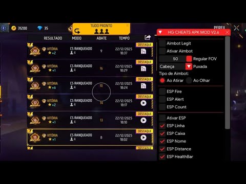 هكر هيد شوت ايم بوت 100 فري فاير التحديث الجديد هيد شوت كشف اماكن بدون باند و بدون بلاك ليست 