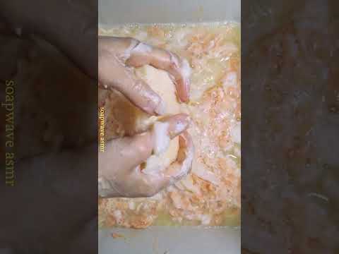 ASMR Soaked soap