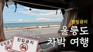노지 다 막힌 울릉도 레이차박 l 차크닉만 N번째 l 스텔스 차박