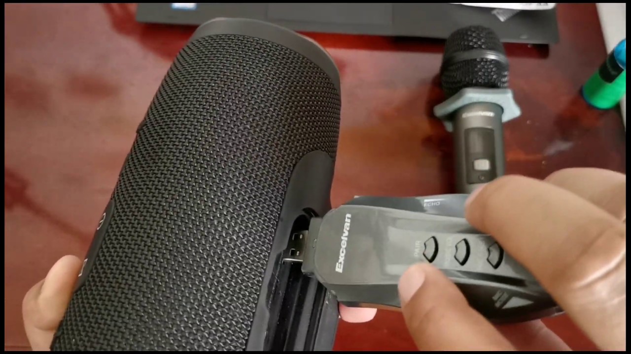 Wireless Microphone Excelvan K18v មេក្រូចល័តអត់ខ្សែ YouTube