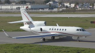 Dassault Falcon 50EX | Private owner | MODUS | Takingoff from Cannes [4K]
