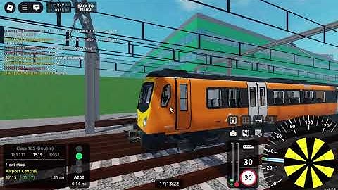 Roblox SCR V2.2.4 Airlink Class 185/1 R052 Airport Terminal 2 → Stepford Central