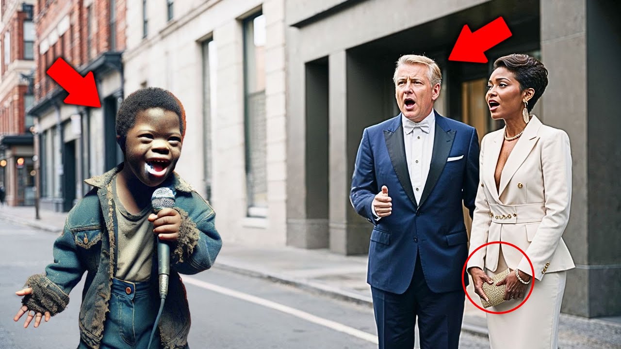 Outline Video Christian Boy With Down Syndrome Sings Songs On The Street, Leaving Millionaire Couple Speechless...