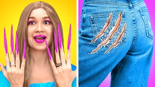 Beauty Struggles With LONG Hair and Nails! SMART Beauty Hacks and Funny Situations by La La Life 12,155 views 5 days ago 53 minutes