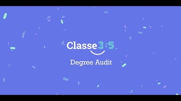 🎓 Classe365 Degree Audit Module | Simplify Student Progress Tracking & Graduation