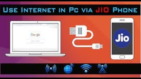 HOW TO USE JIO PHONE INTERNET ON YOUR PC REAL METHOD