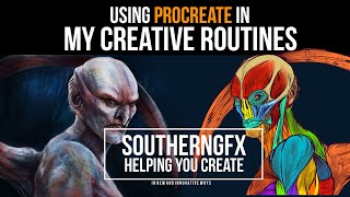 Procreate Digital Painting - daily creative challenge routine screenshot 2