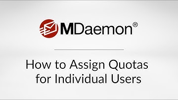 How to Assign Per Account Quotas in MDaemon Email Server