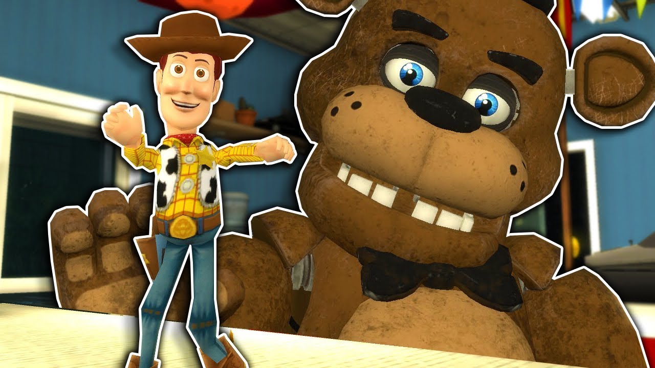 Giant Freddy Chases Toys in a Toy Story Map in Gmod! - Garry's Mod  Multiplayer FNAF Survival 