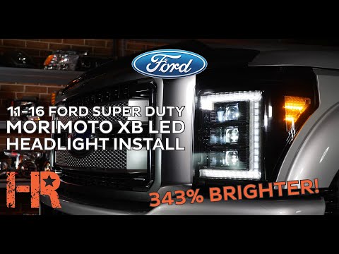 2011 - 2016 Ford Super Duty F250 F350 Morimoto XB LED Headlight Install | Headlight Revolution