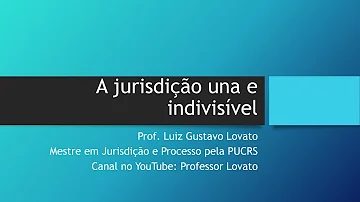 Como ocorre a classificação da jurisdição?