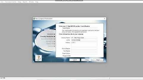 TUTORIAL MEMBUAT DATA AWAL PERUSAHAAN PADA MYOB v18