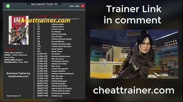 Apex Legends Trainer Cheats +30 - Infinite Health, Infinite Shield, Infinite Ammo
