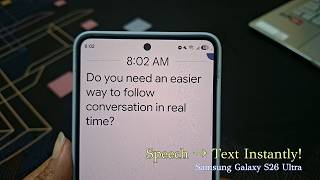 How to Use Live Transcribe on Samsung Galaxy S26 Ultra
